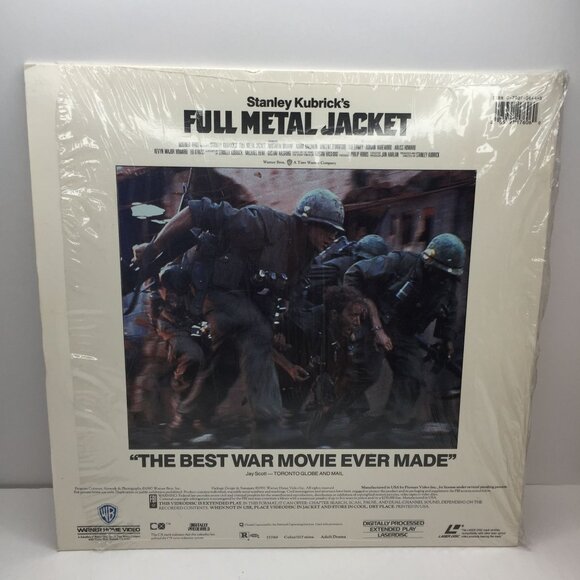 Full Metal Jacket Stanley Kubrick Laser Disc Best War Movie Modine Baldwin Ermey - Picture 6 of 10